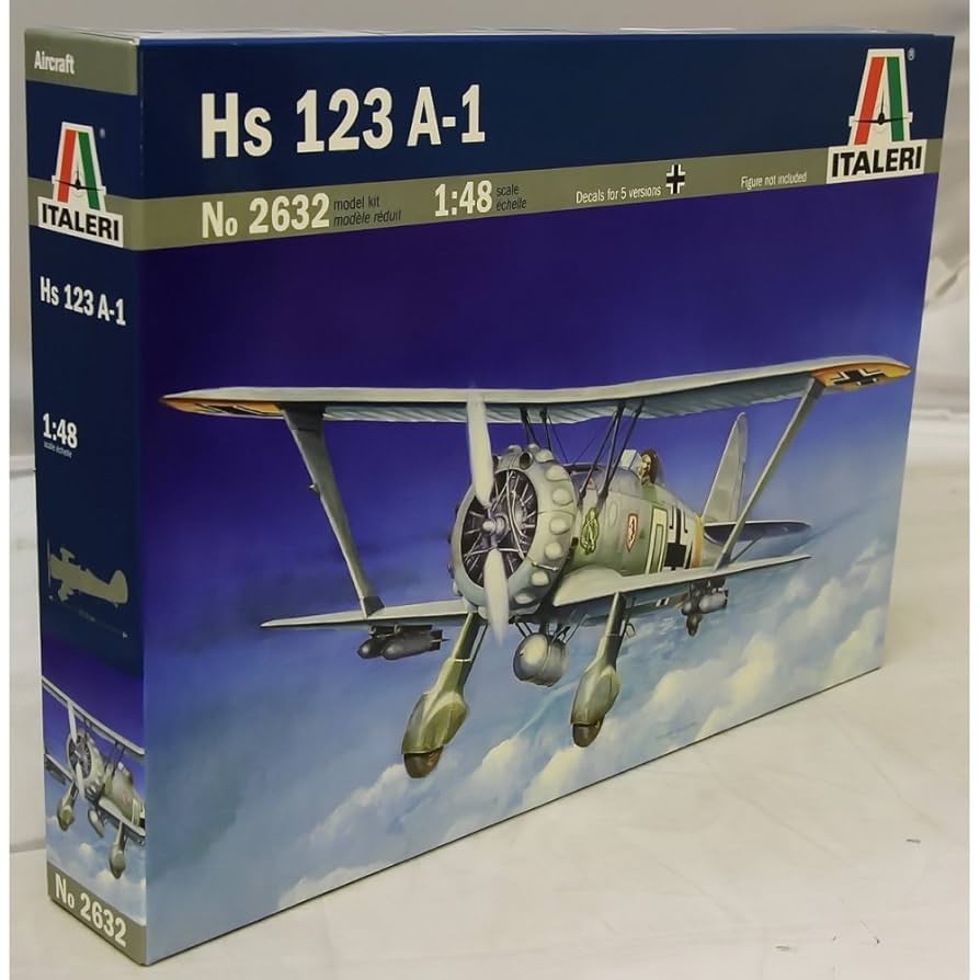 Amazon | タミヤ イタレリ 2632 1/48 ヘンシェルHS-123 A-1